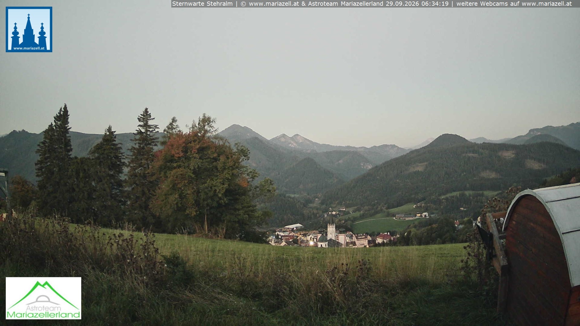 Archiv Foto Webcam Sternwarte Stehralm Mariazell