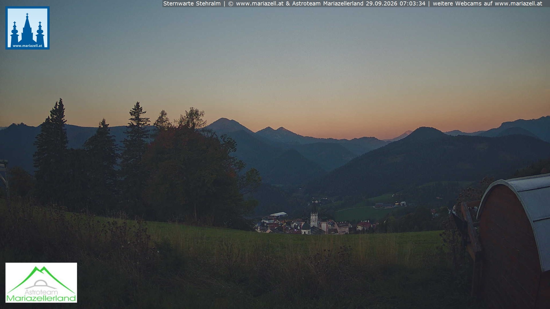 Archiv Foto Webcam Sternwarte Stehralm Mariazell