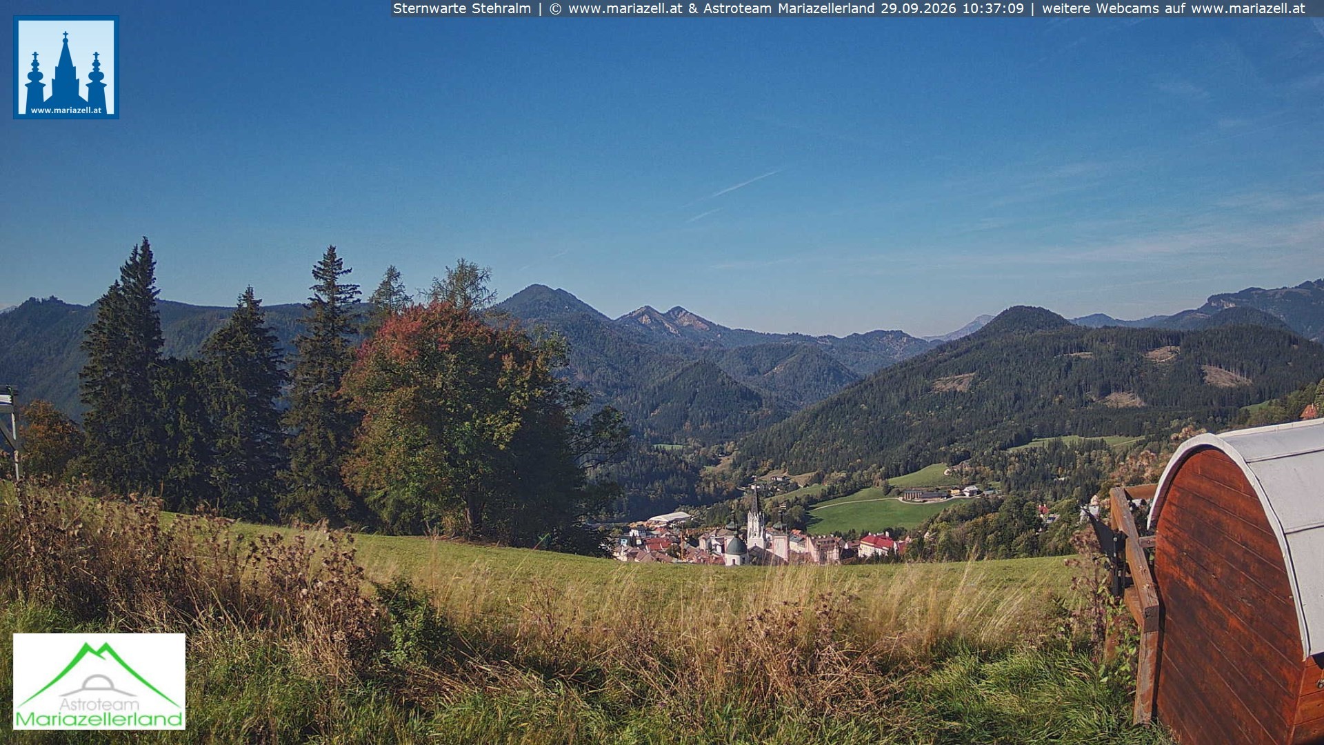 Archiv Foto Webcam Sternwarte Stehralm Mariazell