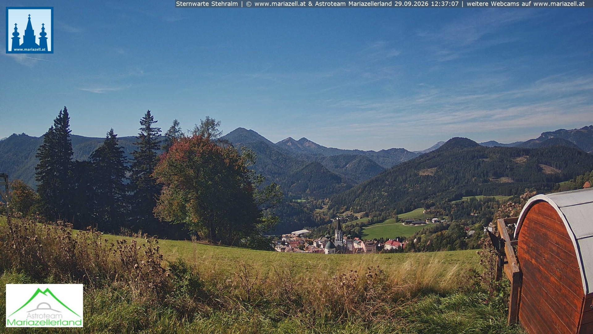 Archiv Foto Webcam Sternwarte Stehralm Mariazell