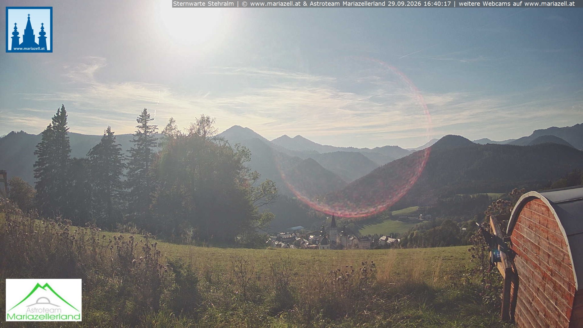Archiv Foto Webcam Sternwarte Stehralm Mariazell
