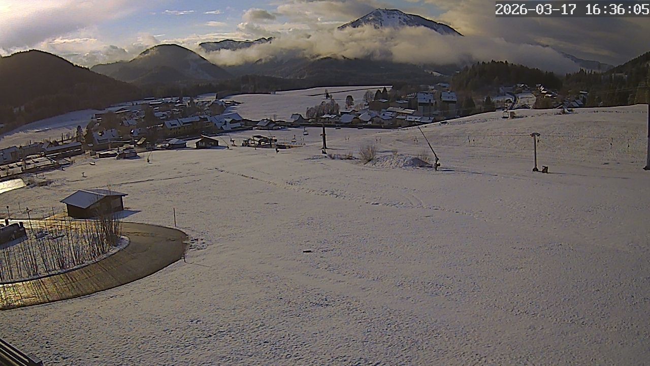 Archived image Webcam at Bürgeralpe Mariazell