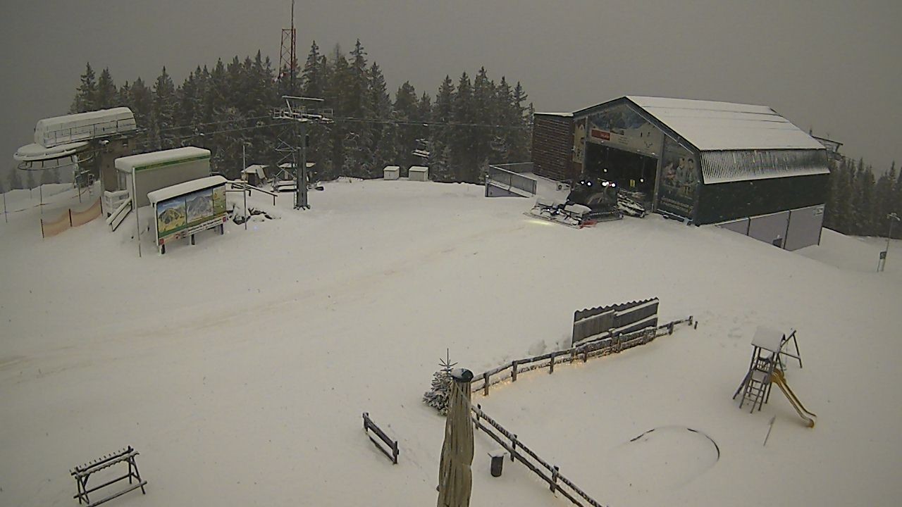 Archiv Foto Webcam Bürgeralpe Mariazell Bergstation