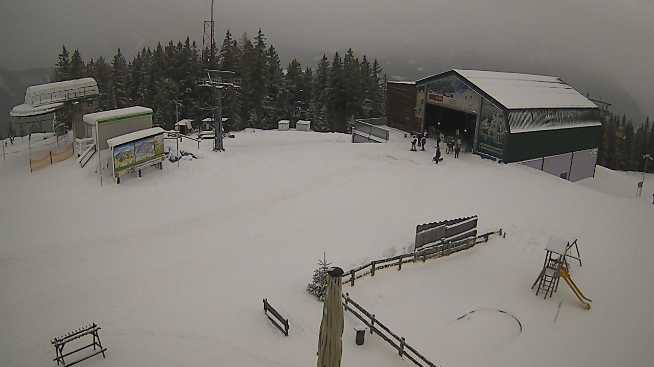 Archiv Foto Webcam Bürgeralpe Mariazell Bergstation