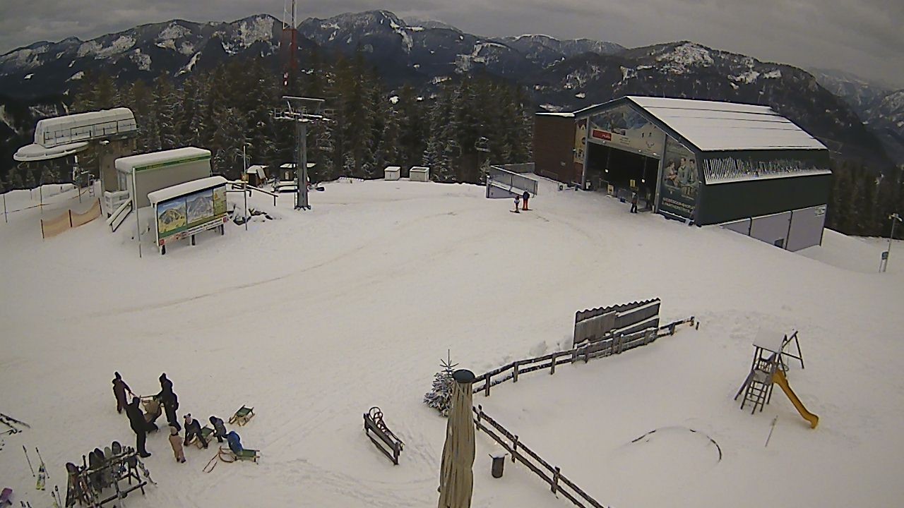 Archiv Foto Webcam Bürgeralpe Mariazell Bergstation