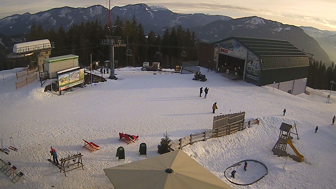 Archiv Foto Webcam Bürgeralpe Mariazell Bergstation