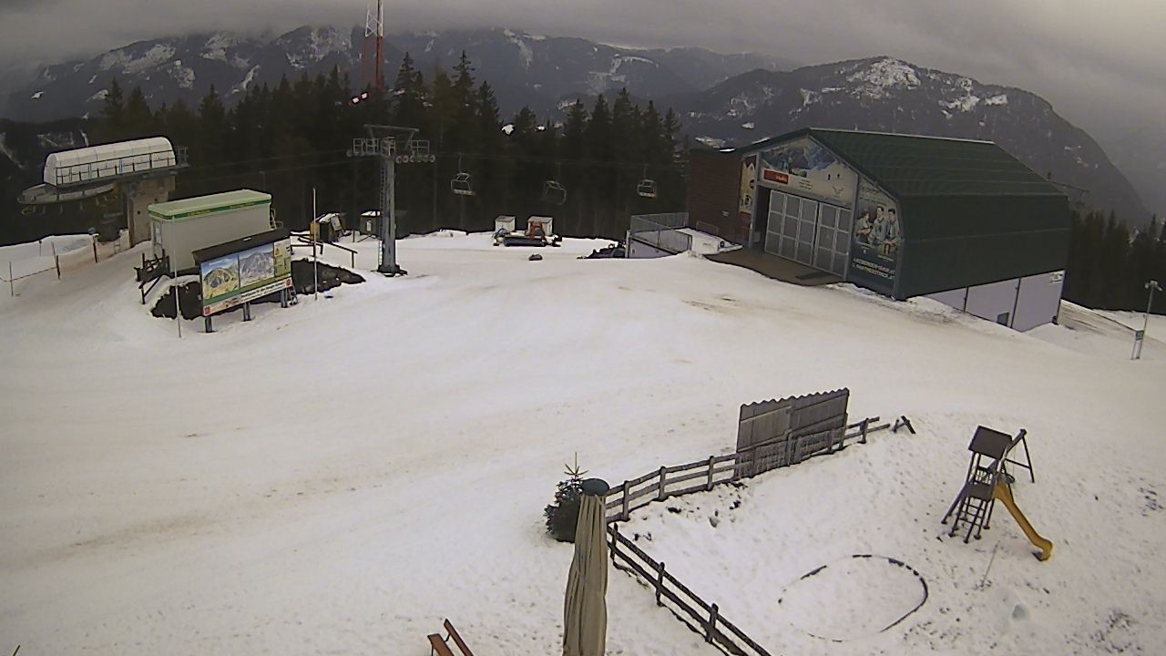 Archiv Foto Webcam Bürgeralpe Mariazell Bergstation