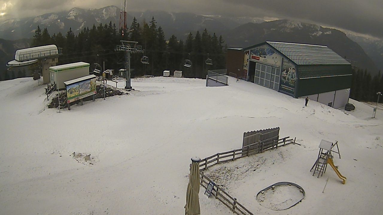 Archiv Foto Webcam Bürgeralpe Mariazell Bergstation