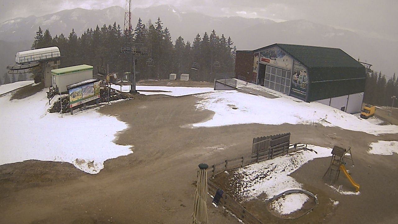 Archiv Foto Webcam Bürgeralpe Mariazell Bergstation