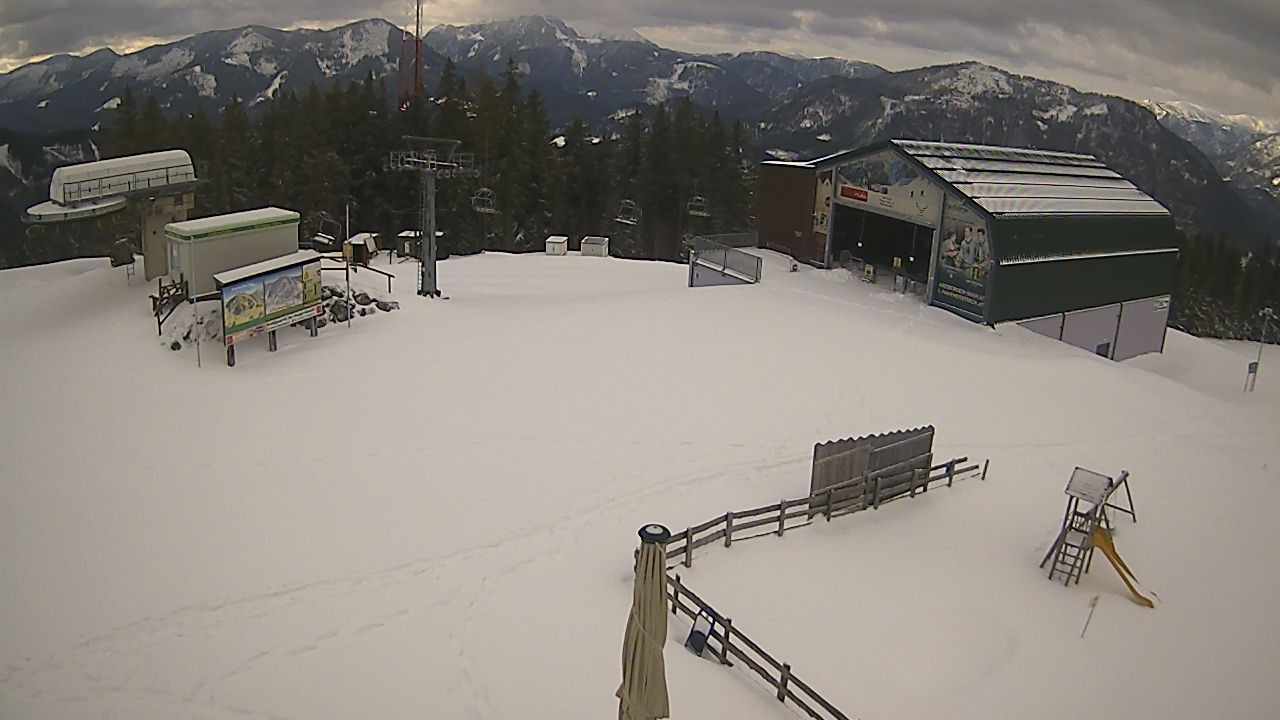 Archiv Foto Webcam Bürgeralpe Mariazell Bergstation