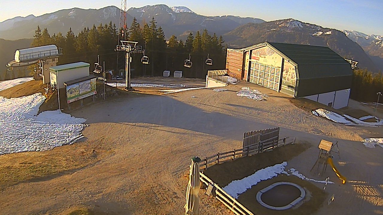 Archiv Foto Webcam Bürgeralpe Mariazell Bergstation
