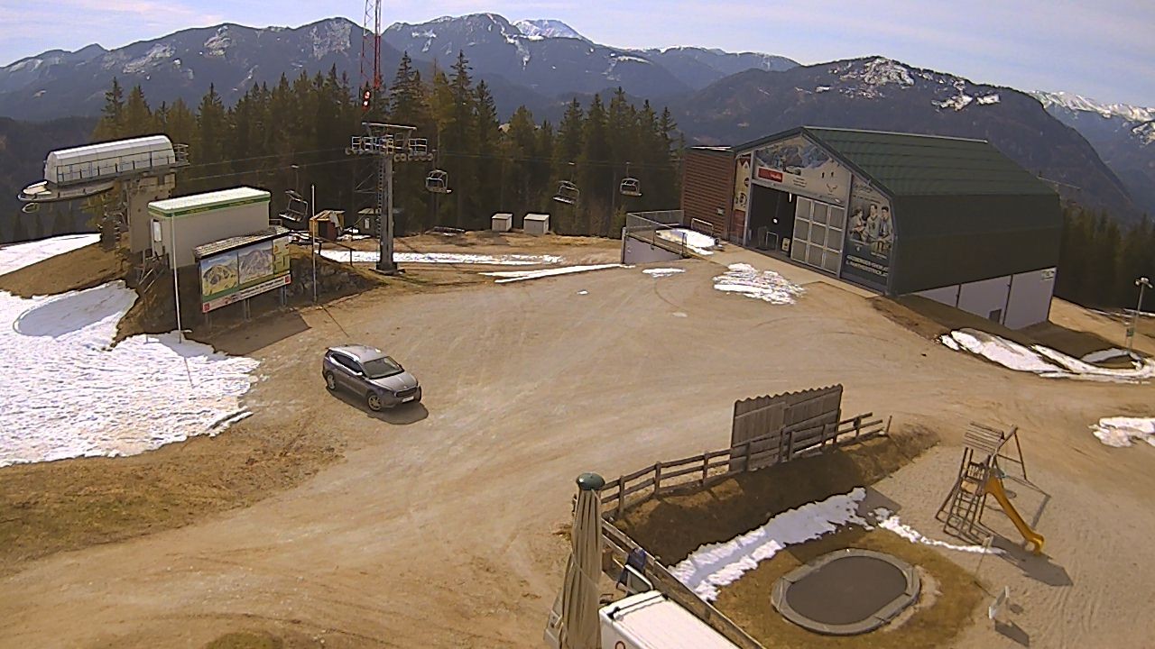 Archiv Foto Webcam Bürgeralpe Mariazell Bergstation