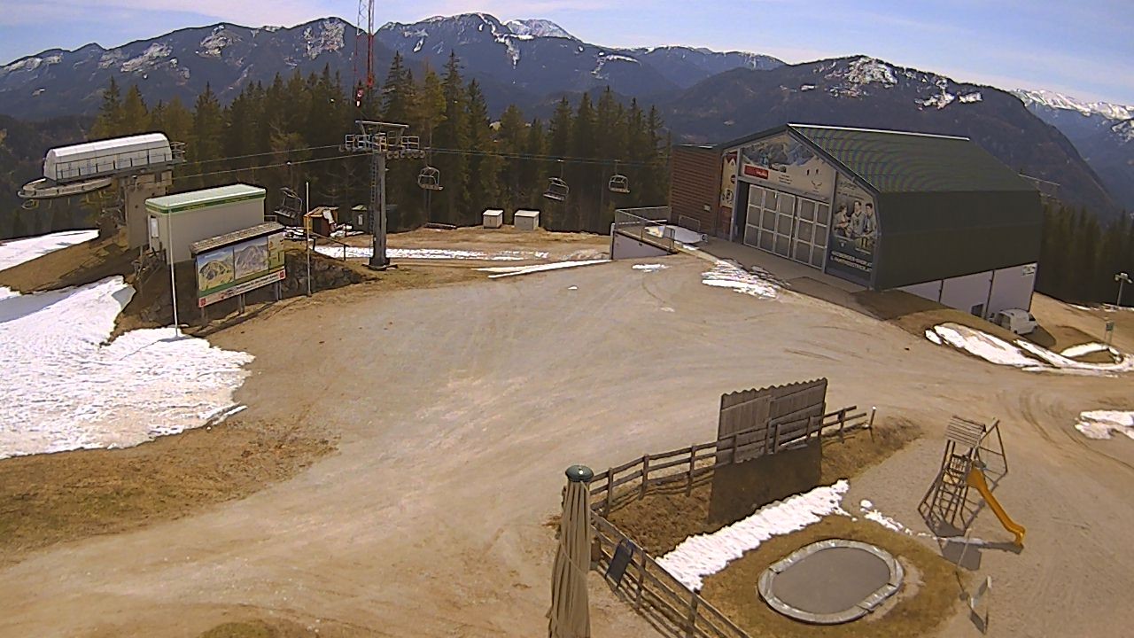 Archiv Foto Webcam Bürgeralpe Mariazell Bergstation