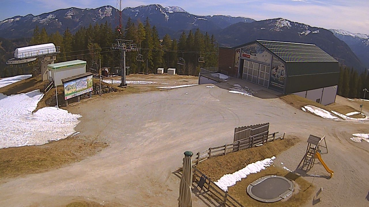 Archiv Foto Webcam Bürgeralpe Mariazell Bergstation