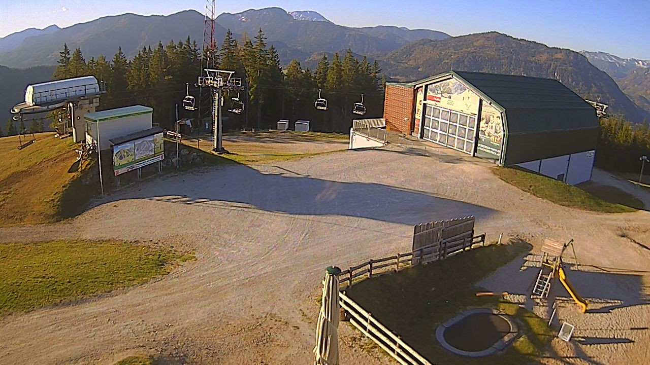 Archiv Foto Webcam Bürgeralpe Mariazell Bergstation