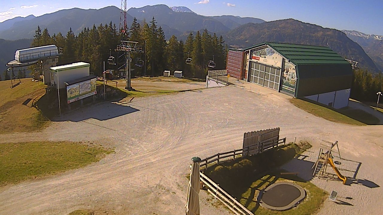 Archiv Foto Webcam Bürgeralpe Mariazell Bergstation