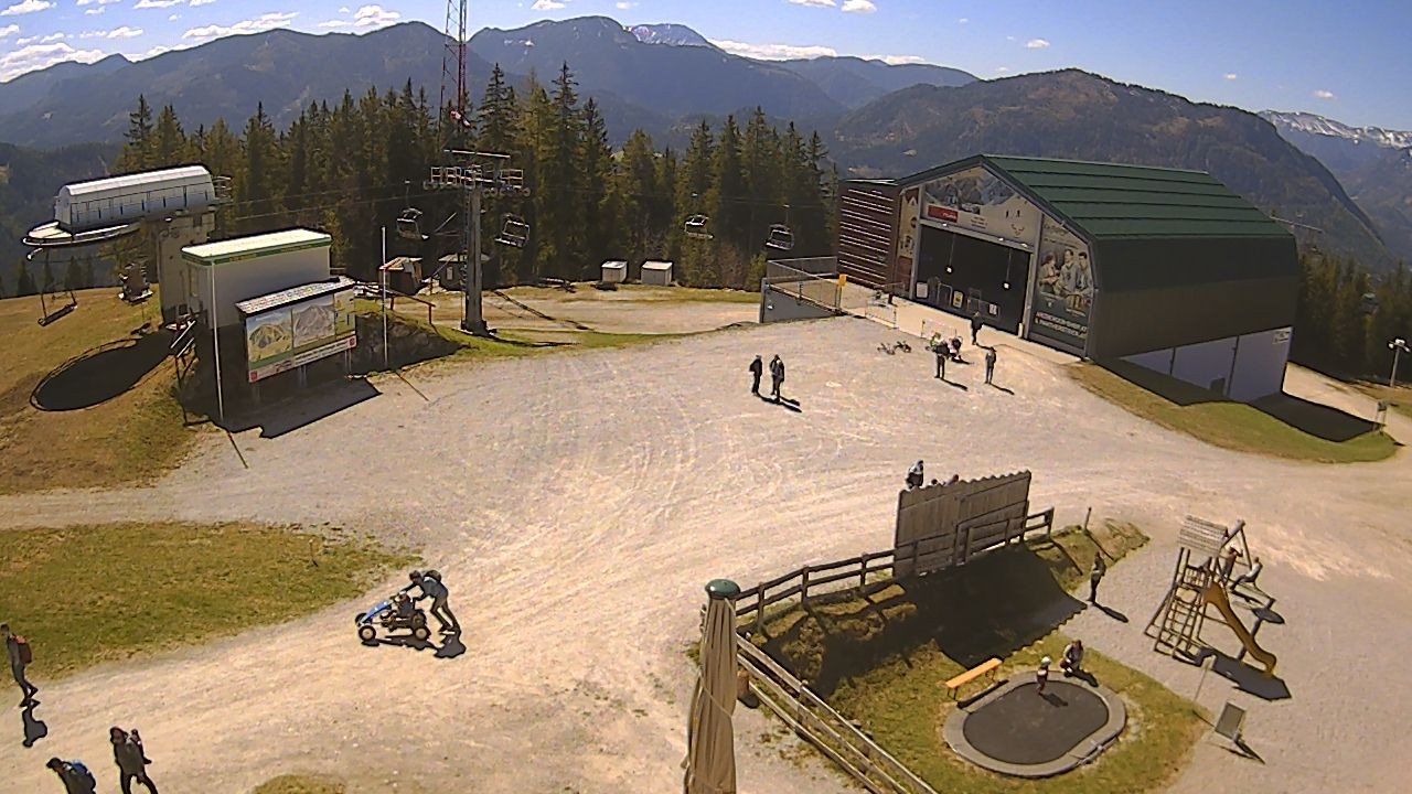 Archiv Foto Webcam Bürgeralpe Mariazell Bergstation
