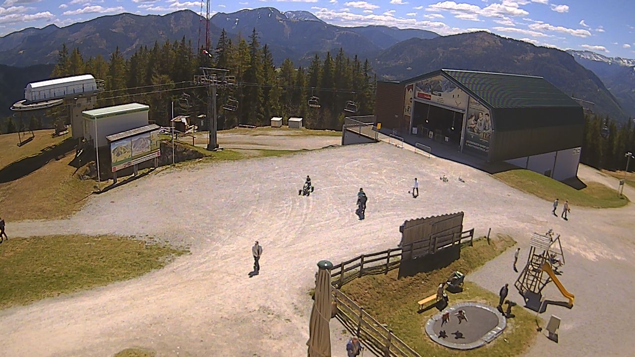 Archiv Foto Webcam Bürgeralpe Mariazell Bergstation