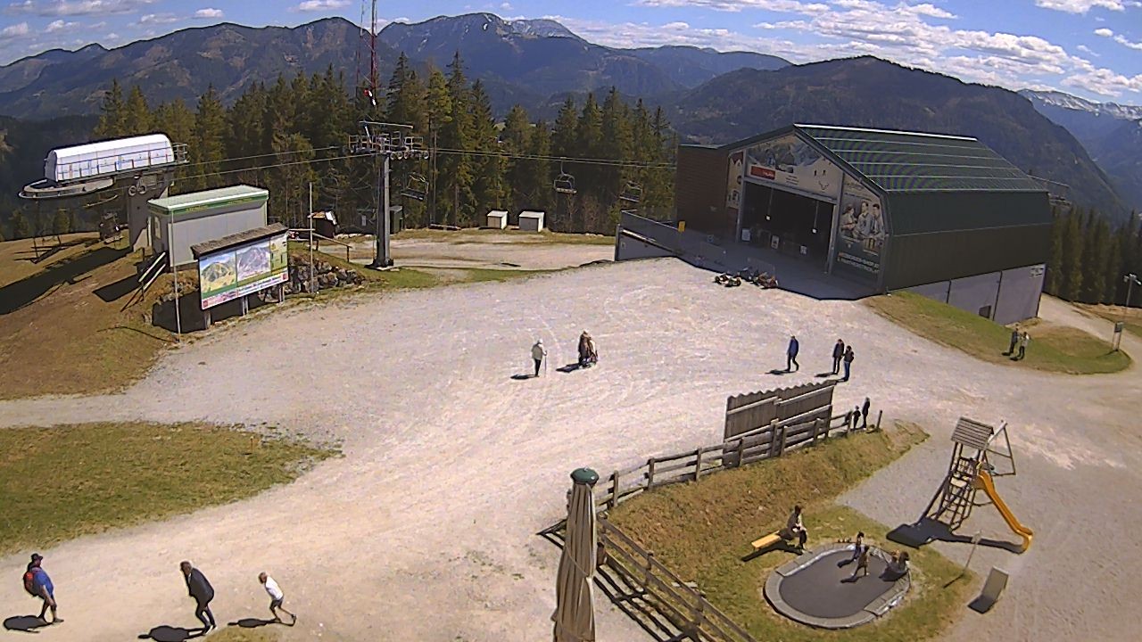 Archiv Foto Webcam Bürgeralpe Mariazell Bergstation