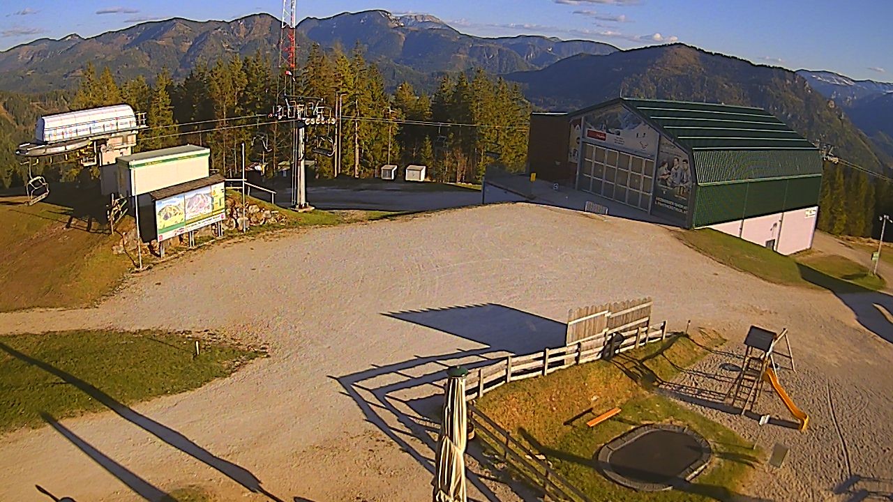 Archiv Foto Webcam Bürgeralpe Mariazell Bergstation