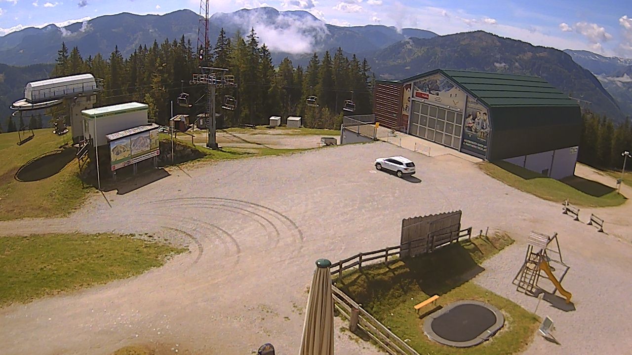 Archived image Webcam Bürgeralpe Mariazell top station
