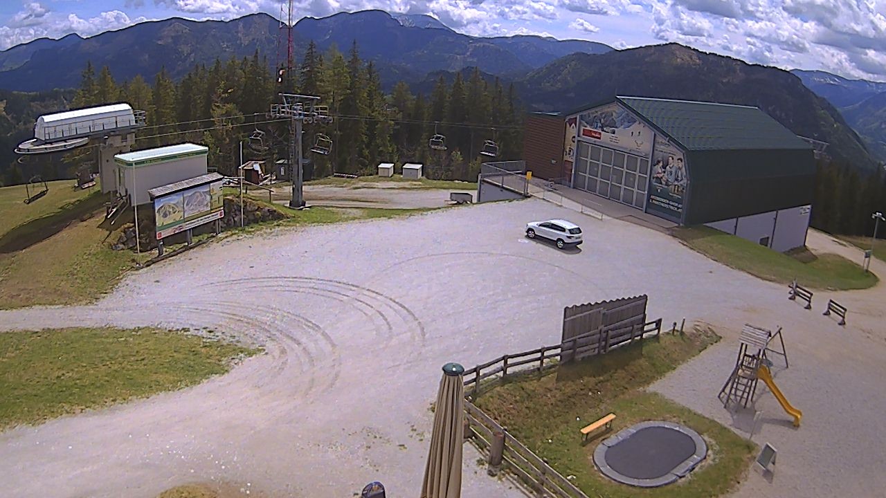 Archived image Webcam Bürgeralpe Mariazell top station
