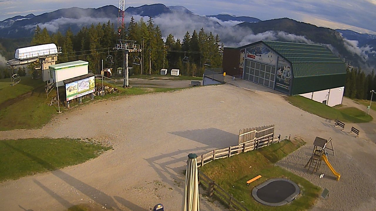 Archiv Foto Webcam Bürgeralpe Mariazell Bergstation
