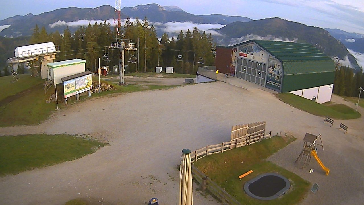 Archiv Foto Webcam Bürgeralpe Mariazell Bergstation