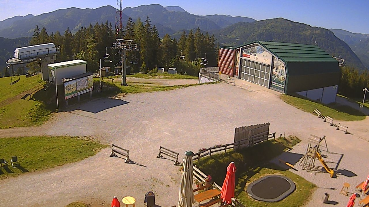 Archiv Foto Webcam Bürgeralpe Mariazell Bergstation
