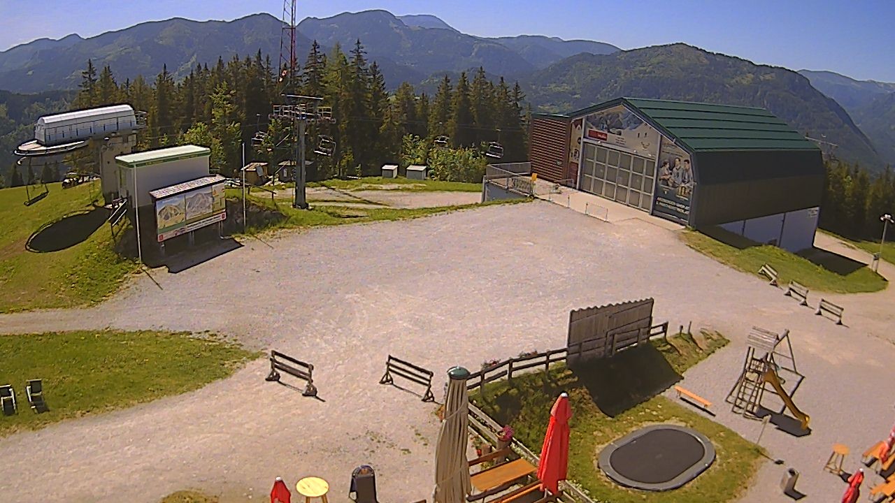 Archiv Foto Webcam Bürgeralpe Mariazell Bergstation