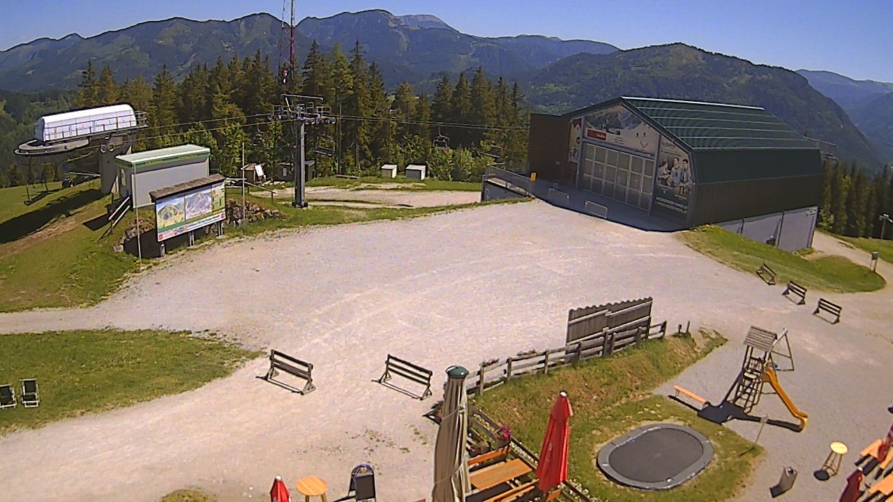 Archiv Foto Webcam Bürgeralpe Mariazell Bergstation