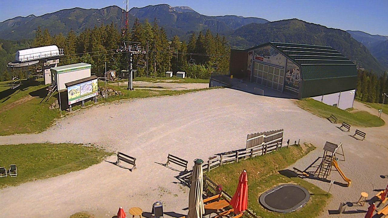 Archiv Foto Webcam Bürgeralpe Mariazell Bergstation