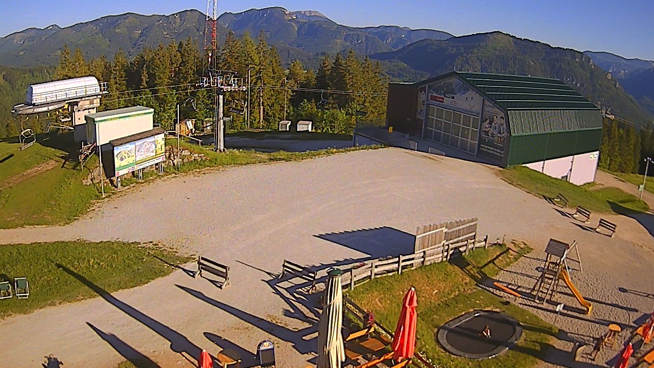 Archiv Foto Webcam Bürgeralpe Mariazell Bergstation