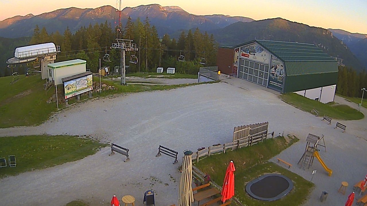 Archiv Foto Webcam Bürgeralpe Mariazell Bergstation
