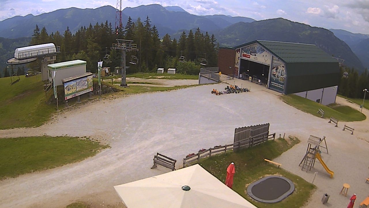 Archiv Foto Webcam Bürgeralpe Mariazell Bergstation