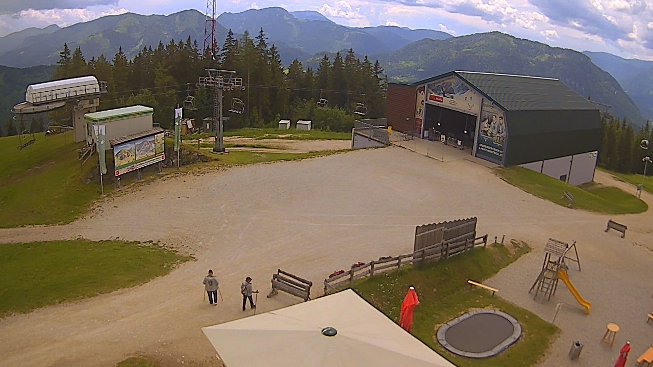 Archiv Foto Webcam Bürgeralpe Mariazell Bergstation