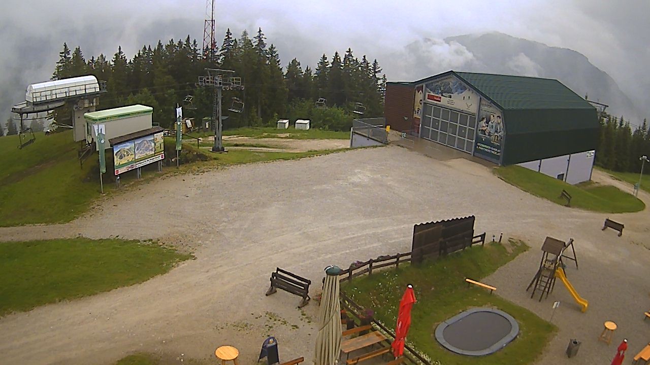 Archiv Foto Webcam Bürgeralpe Mariazell Bergstation