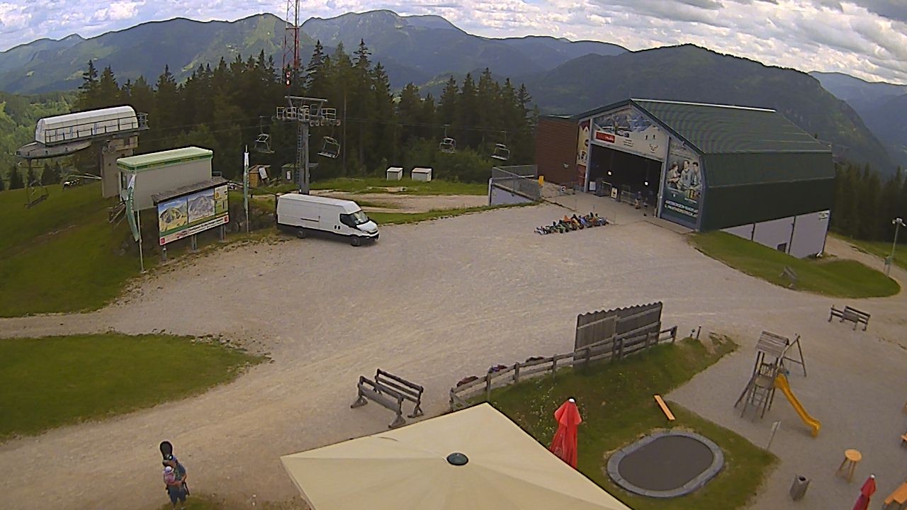 Archiv Foto Webcam Bürgeralpe Mariazell Bergstation