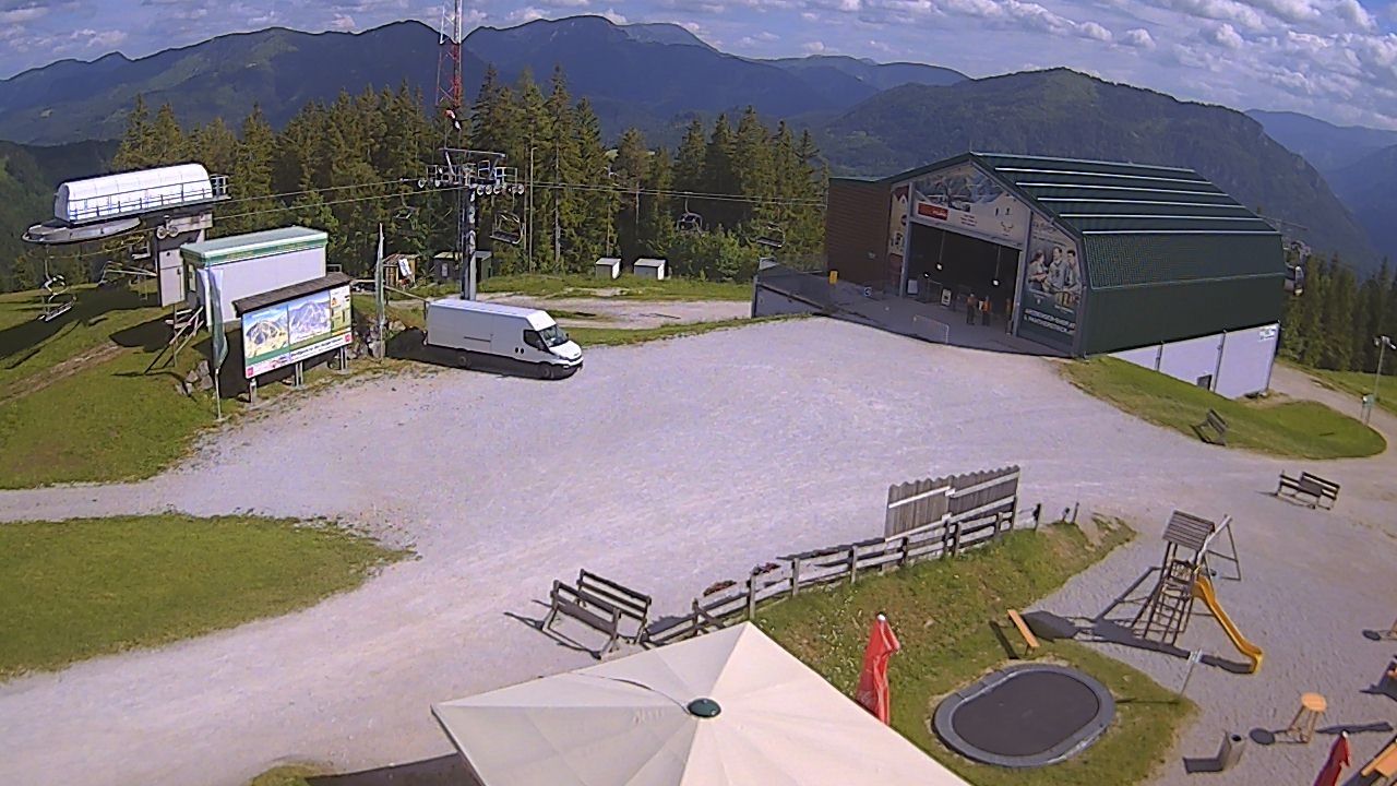 Archiv Foto Webcam Bürgeralpe Mariazell Bergstation