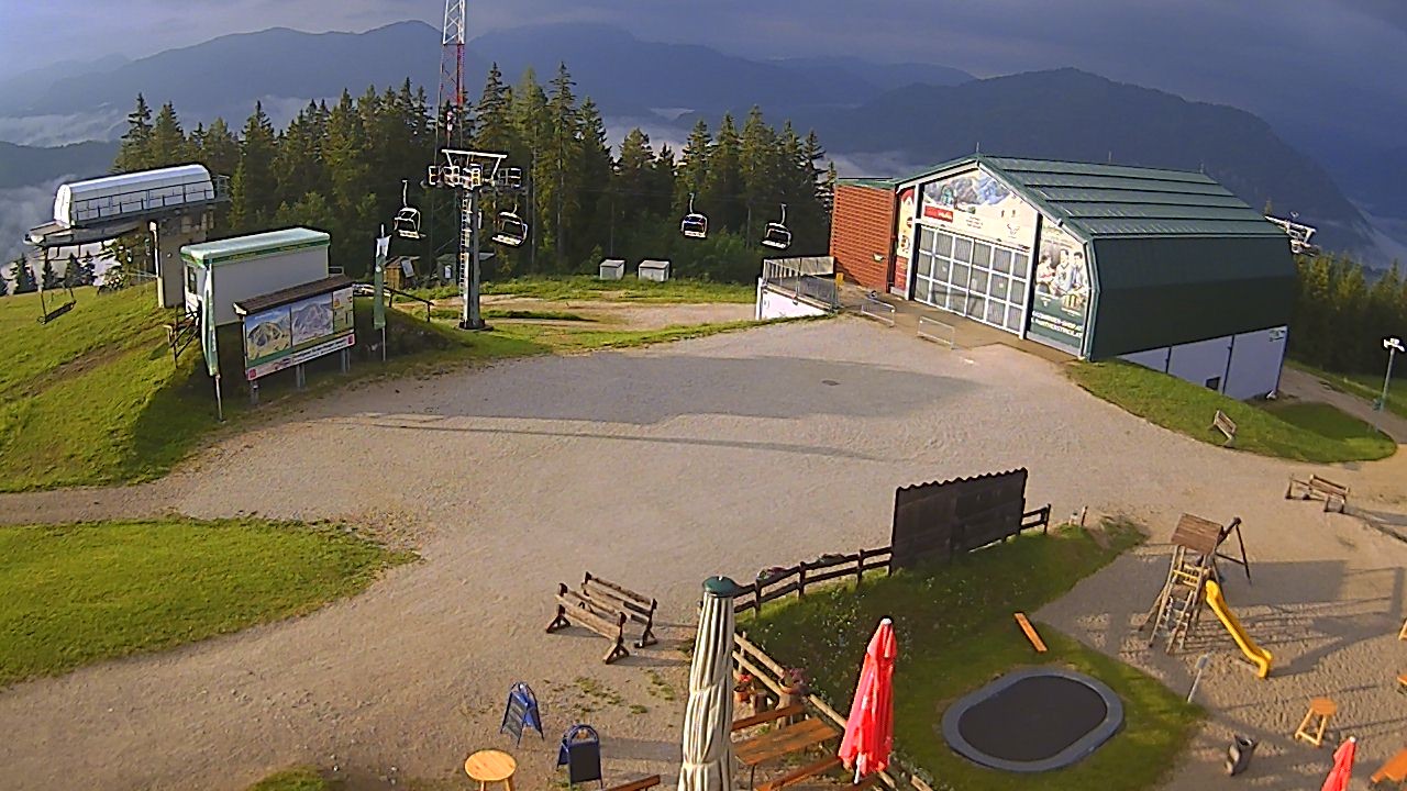 Archiv Foto Webcam Bürgeralpe Mariazell Bergstation