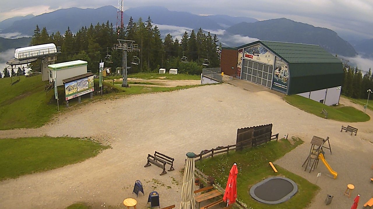 Archiv Foto Webcam Bürgeralpe Mariazell Bergstation