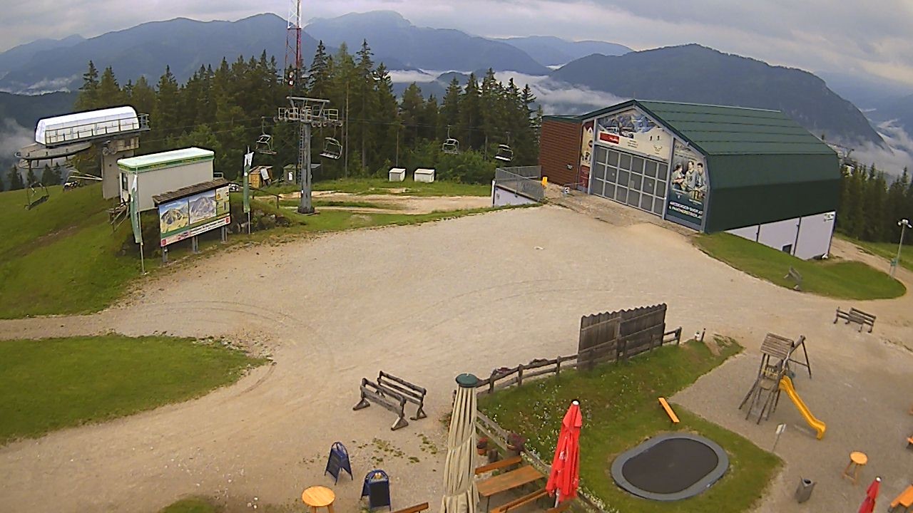 Archiv Foto Webcam Bürgeralpe Mariazell Bergstation