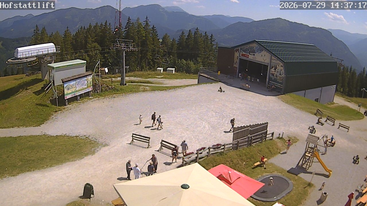 Archiv Foto Webcam Bürgeralpe Mariazell Bergstation