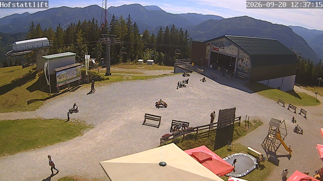 Archiv Foto Webcam Bürgeralpe Mariazell Bergstation