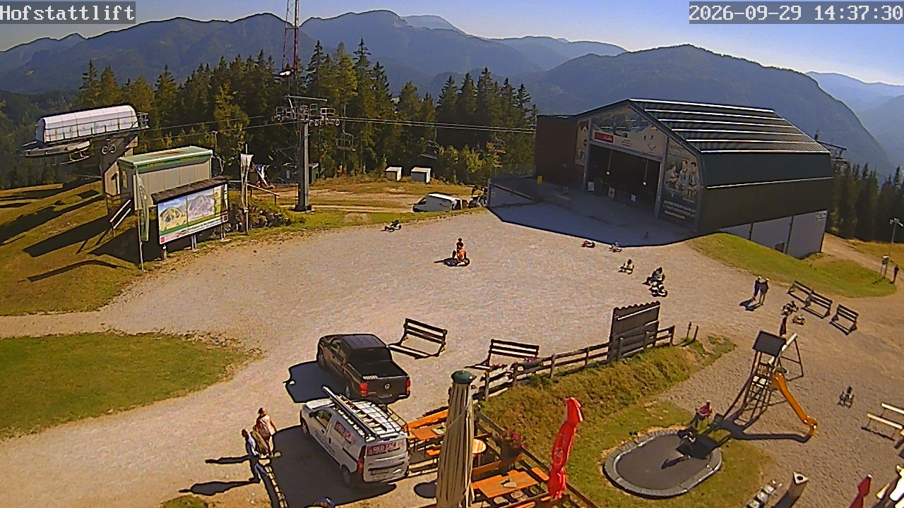 Archiv Foto Webcam Bürgeralpe Mariazell Bergstation