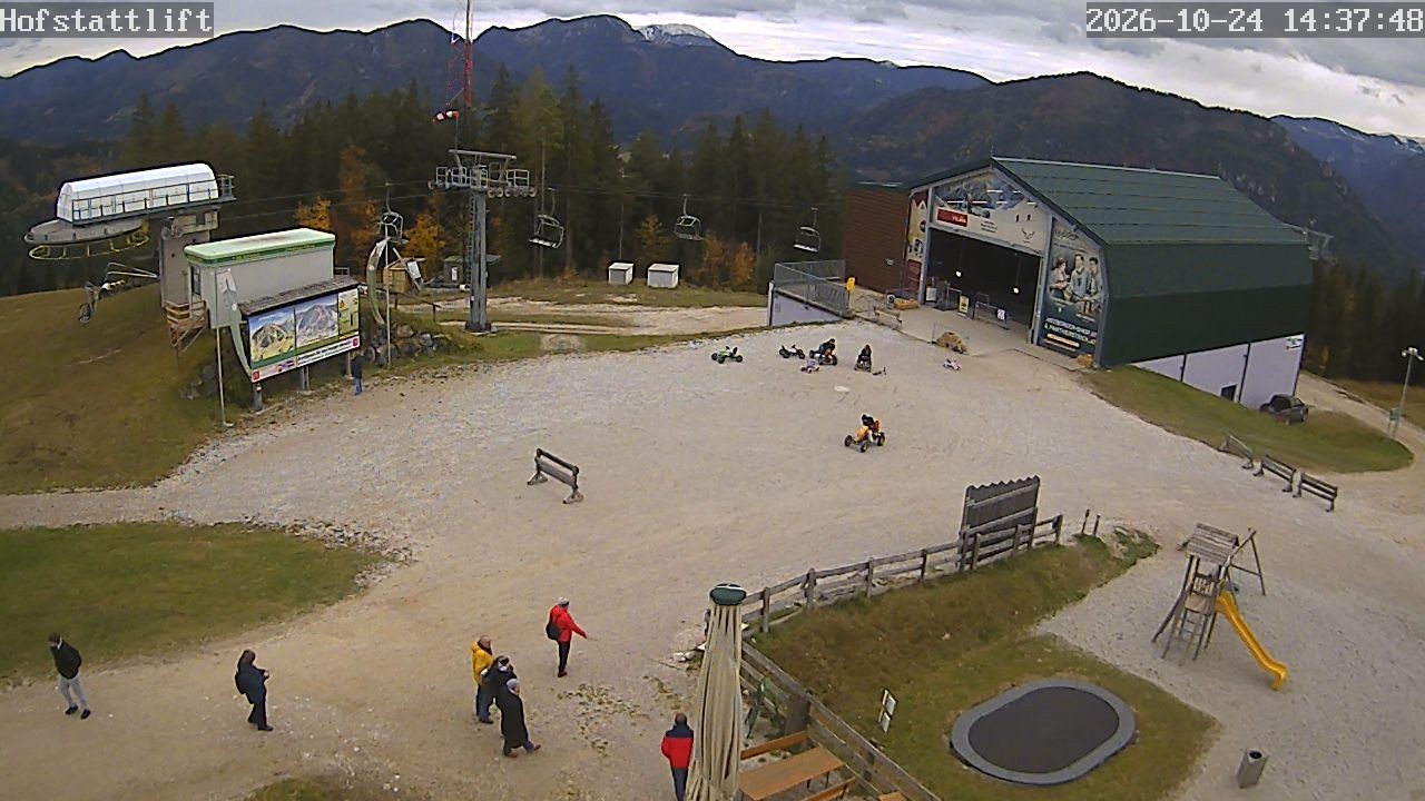 Archived image Webcam Bürgeralpe Mariazell top station