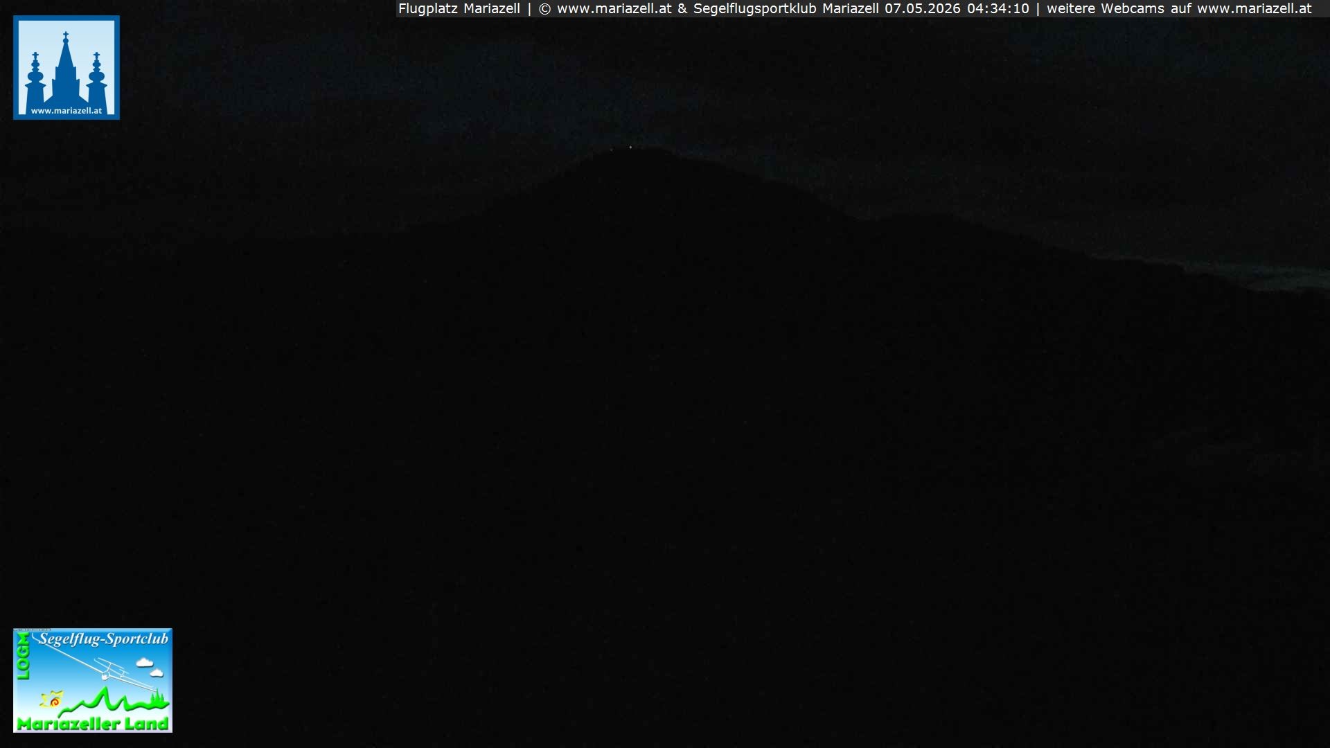 Archived image Webcam Airfield Mariazell - View to northwest
