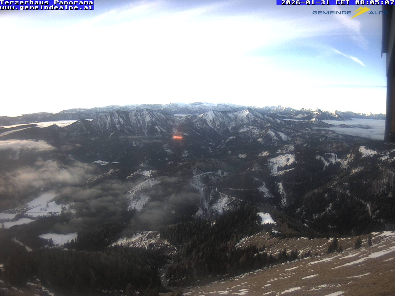 Archiv Foto Webcam Gemeindealpe Mitterbach Panorama Terzerhaus