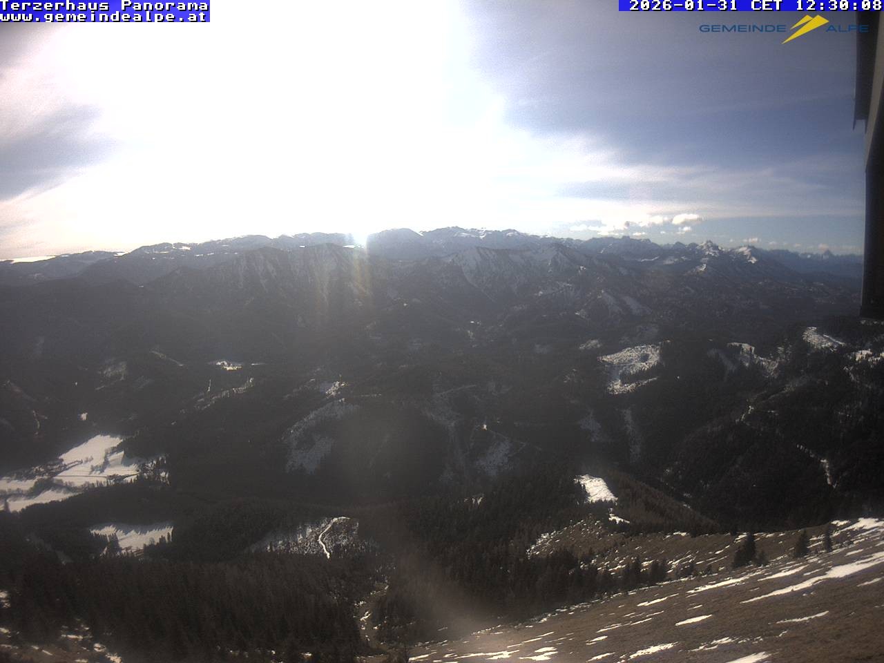 Archiv Foto Webcam Gemeindealpe Mitterbach Panorama Terzerhaus