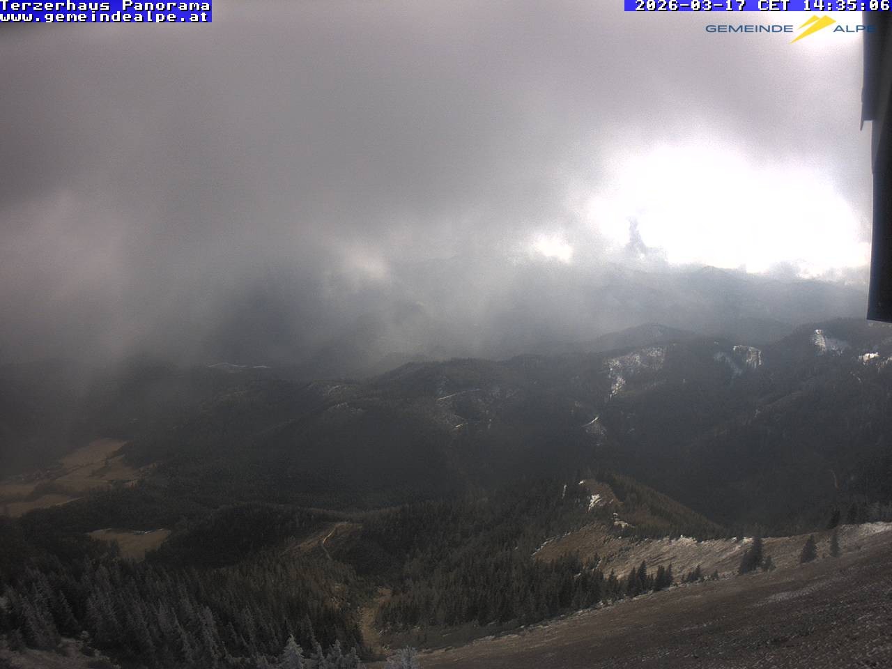 Archiv Foto Webcam Gemeindealpe Mitterbach Panorama Terzerhaus